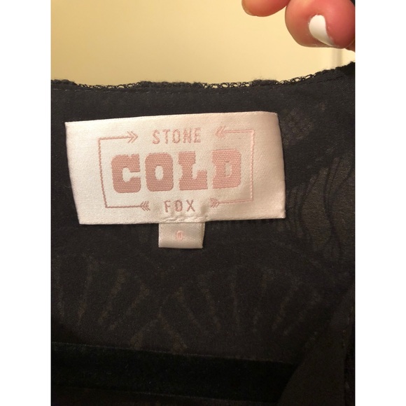 NWT Stone Cold Fox Suki black lace dress LBD XS 0 - Picture 7 of 7